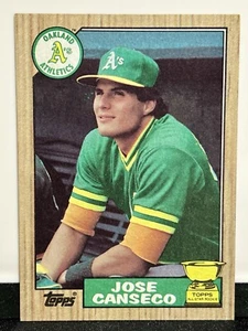 1987 Topps Rookie Cup #620 Jose Canseco - Picture 1 of 2