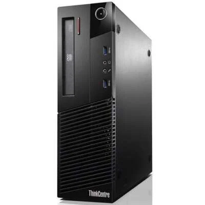 Lenovo Desktop Computer PC Intel i5 16GB 2TB HD Dual 19" LCD WIFI DVD Windows 10 - Image 1 of 3