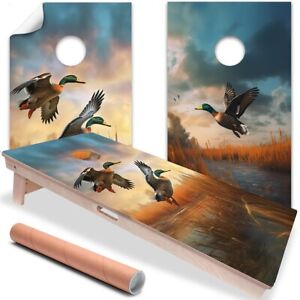 Corn Hole Bean Bag Toss Wrap Stickers Skins Boards Not Included Duck Hunting
