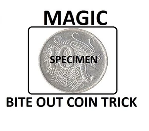 MAGIC TRICK BITE OUT 10C COIN - AUS. VERSION - Picture 1 of 1