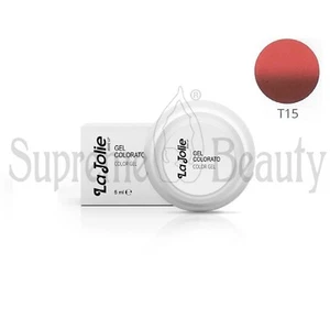 LA JOLIE GEL COLOR UV TERMICI RICOSTRUZIONE UNGHIE NAIL ART ESTETISTA COLORE T15 - Foto 1 di 1