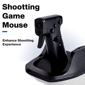 Pistole Gaming Maus vertikaler Griff Schießmäuse, Gamer-Zubehör LED USB - Bild 1 von 7