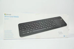 Microsoft All-in-One Media Tastatur Keyboard mit Touchpad QWERTY #135 - Bild 1 von 1