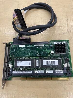 Dell P4930706 09M912 9M912 SCSI 128MB RAID Controller 68p PCI-X 64bit PCI X - Image 1 of 4
