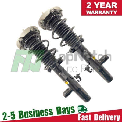 2X Front Shock Strut Assys EDC Fit BMW 3 4 Series F30 F31 328d 428i 435i xDrive - Image 1 of 4