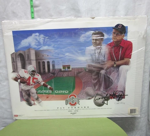 OHIO STATE Buckeyes poster University limited-edition print Woody Hayes 1951-78 Cover