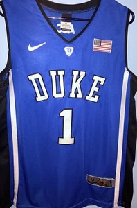 JABARI PARKER DUKE BLUE DEVILS #1 ELITE NIKE TEAM AWAY BLAU TRIKOT GRÖSSE MED SELTEN - Bild 1 von 10