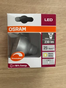 Osram LED GU10 Glow Dimmable Light Bulb - Picture 1 of 3