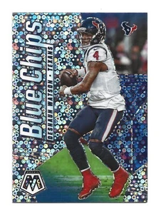 2020 Panini Mosaic Blue Chips No Huddle Silver #BC11 Deshaun Watson Football - Picture 1 of 1