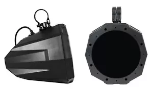 Pair 8" Rear Harness Bar Cage Tower Speaker Pods Enclosures for Polaris Ranger - Bild 1 von 11