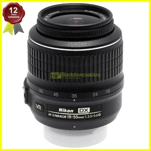 Obiettivo Nikon AF-S Nikkor 18/55mm. f3,5-5,6 G DX VR zoom per reflex digitali. - Bild 1 von 4