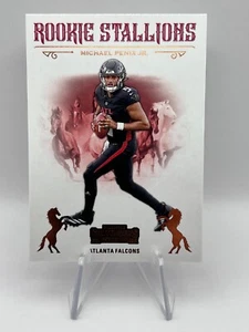 Michael Penix Jr 2024 Contenders Rookie Stallions #10 Bronze Parallel Falcons RC - Imagen 1 de 2