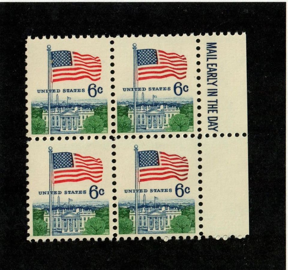 Scott 1338 6¢ Flag over Whitehouse MNH Free shipping in USA! - Image 1 of 1