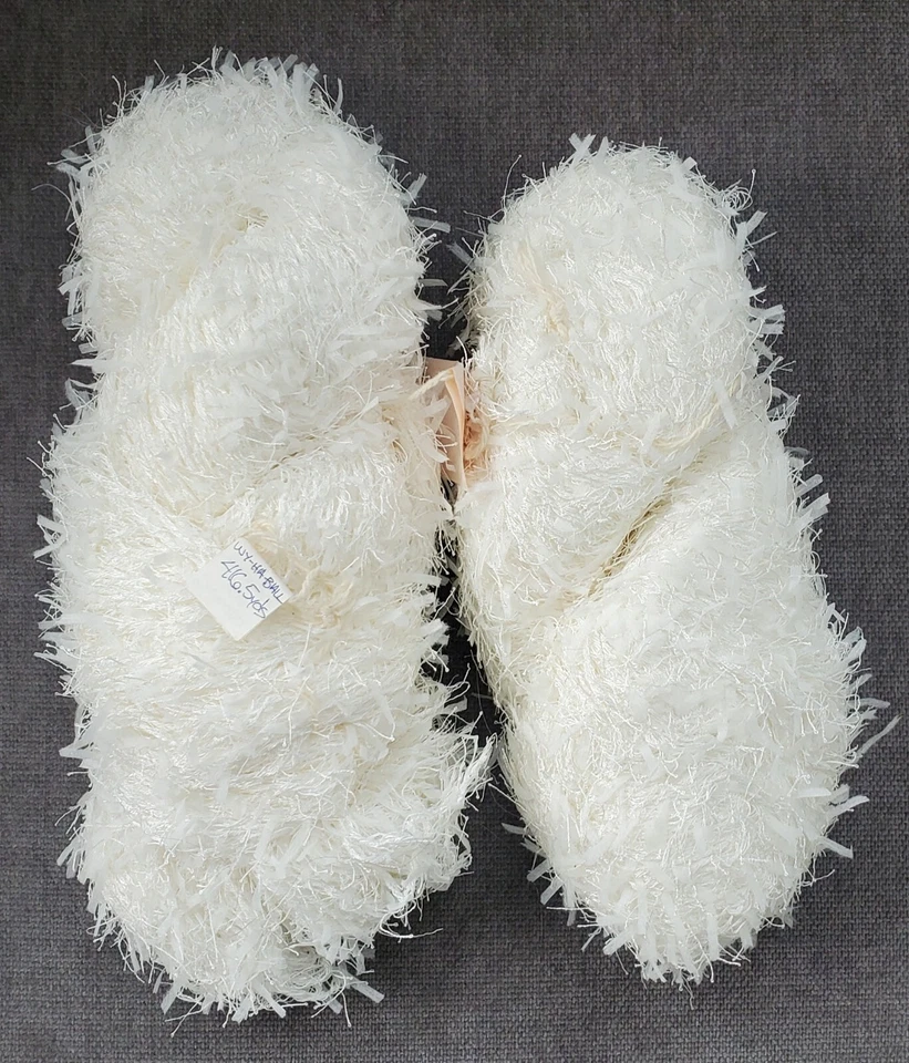 SALE! 1 lb Hand-Dyed Ballerina  Eyelash Yarn  -Sterling Orchid    - Image 1 of 4