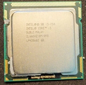CPU Intel Core i5-750 LGA 1156 Socket H1 PC Fisso Desktop Processor Quad 4 core - Foto 1 di 1