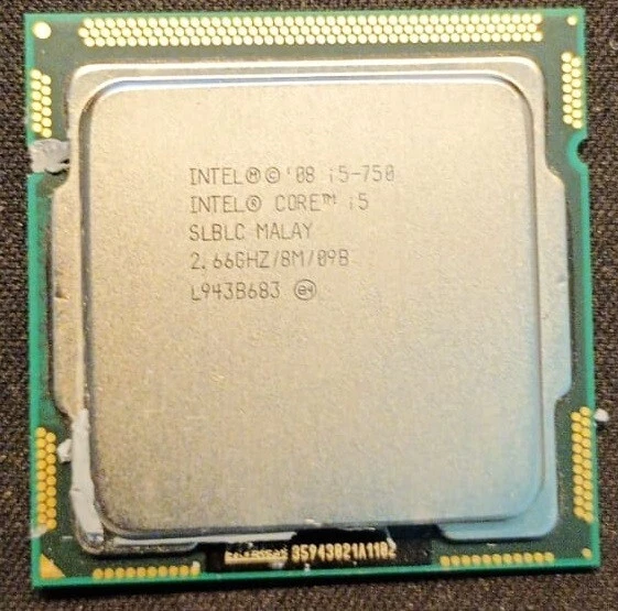 CPU Intel Core i5-750 LGA 1156 Socket H1 PC Fisso Desktop Processor Quad 4 core - Immagine 1 di 1