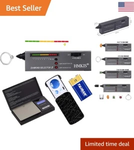 Diamond Tester + 200g Mini Jewelry Scale + 60X LED Magnifying - High Accuracy - Picture 1 of 11