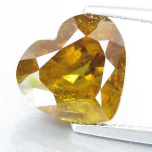 Fantástica colección de esfena/titanita natural de 5,90 quilates piedra preciosa suelta en forma de corazón - Imagen 1 de 6