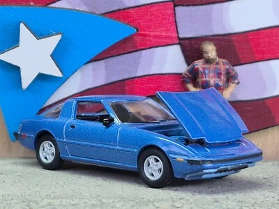 JOHNNY LIGHTNING 1982 MAZDA RX-7 [AZUL] SUELTO ESCALA 1:64 IMPORTACIÓN SERIE CALOR Foto 1 de 4