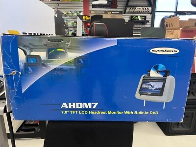 MYRON & DAVIS AHDM7 7.0 INCH HEADREST MONITOR WITH BUILT IN DVD - Image 1 of 2