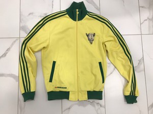 corta vento adidas amarelo e azul