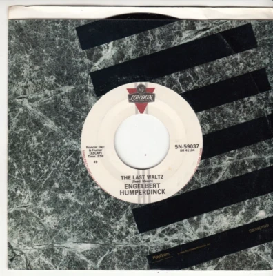 ENGELBERT HUMPERDINCK - THE LAST WALTZ - MINT REISSUE 45 - UNPLAYED NEW - Image 1 of 2
