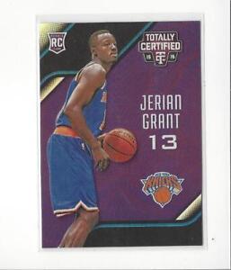 2015-16 Totally Certified Mirror Purple #186 Jerian Grant RC Knicks Magic /50