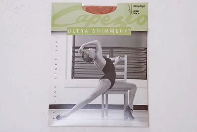 Capezio Stirrup Tights Adult (1881) - Shimmery Toast or Light Toast Shimmer