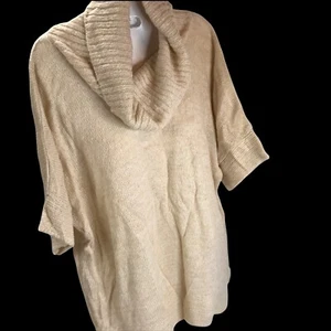 Cotton Emporium Oversized Cowl Neck Sweater Soft Acrylic - Picture 1 of 8