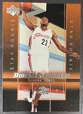2003-04 Upper Deck Rookie Exclusives Lebron James RC #1. Cavs Heat Lakers