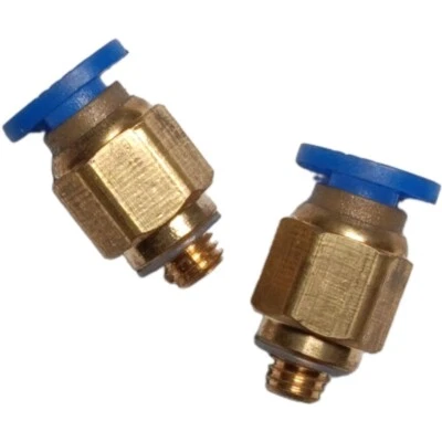 Paquete de 2 conectores rápidos de 4 mm a M5 para impresora 3D DaVinci XYZ Mini con PC4-M5 Foto 1 de 3