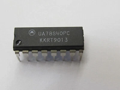 3 Stück/pcs - UA78S40PC - MOTOROLA DIP16 - Universal Regulator 1,25V-40V 78S40 - Image 1 of 3