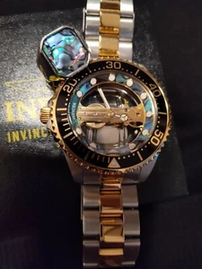 LIMITED EDITION Invicta Ghost Skeletonized Genuine Abalone Shell Watch & Ring (8) - Bild 1 von 22