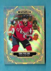 TOM WILSON 2020-21 UD STATURE BASE HOLO FOIL #39 VERY SHARP LOOKING CARD - Picture 1 of 2