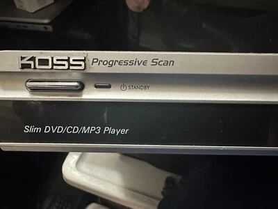 Koss Progressive Scan Dvd Video Slim Dvd/Cd/Mp3 Player Model KD365 No Remote - Image 1 of 4