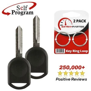 2 For 2001 2002 2003 Ford Windstar Ignition Chip Car Key 40 Bit Transponder - Picture 1 of 6