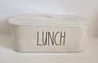 Rae Dunn LUNCH Lunch Box, Dose, Keramik. Neu