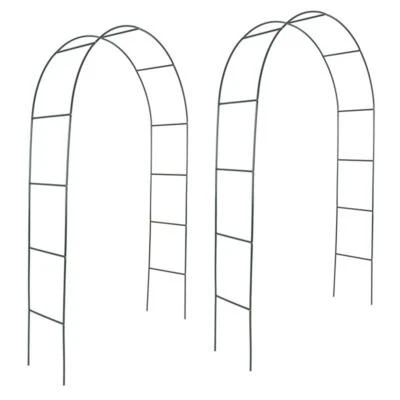 Rosenbogen Rankbogen Torbogen 2er Set Metall Rankhilfe Kletterhilfe Rankgestell - Bild 1 von 4