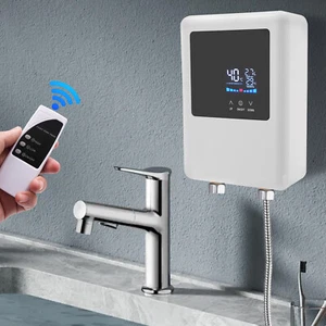 Electric Tankless Water Heater Instant Hot Water Kitchen Heater 110V 4500W NEW - Picture 1 of 6