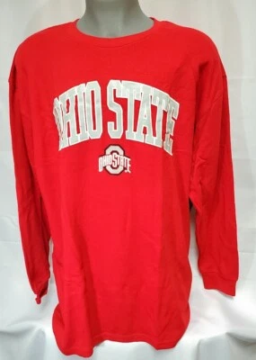 Mens Profile Varsity Ohio State OSU Buckeyes NCAA Long Sleeve B&T Waffle Shirt - Image 1 of 3