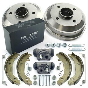 Tambour De Frein Arrière RIDEX 123B0086 - Compatible ISUZU D-Max I - Paire De 2 Pièces - Remplacement Frein à Tambour - 2