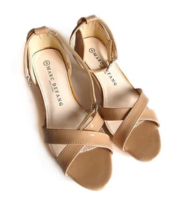 Dress Shoes Women 5.0 Gold Glitter Sandals . New . - Picture 1 of 5