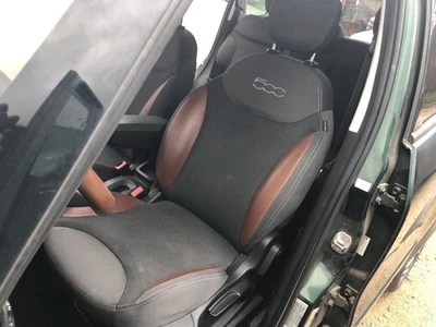 2014-2017 FIAT 500 TREKKING Left Front Driver Seat D5 Black Cloth 4 Door  935815 - Изображение 1 из 4