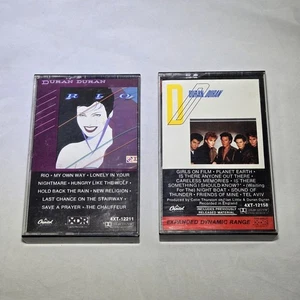 Duran Duran: Rio Cassette Tape Lot 1982 & Duran Duran Tiger Capitol Records - Picture 1 of 3