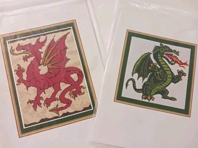Sew Stunning Cross Stitch Patterns Charts of Fire Dragon & Red Celtic Dragon - Image 1 of 4