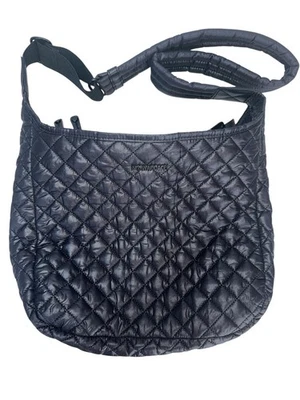 MZ WALLACE Parker Deluxe Crossbody Bag Purse Shoulder Hand Crossbody in Black - Image 1 of 4