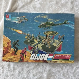 1985 G.I. JOE mural puzzle (221 pieces) battle 3 of 4 (RARE complete) USA - Picture 1 of 3
