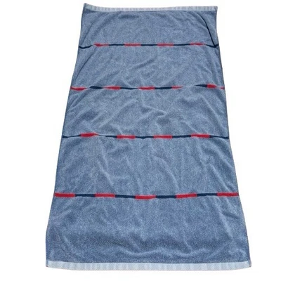 Vintage Ralph Lauren Towels Bath Hand Blue Striped - Image 1 of 4