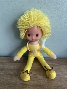 RAINBOW BRITE giallo canarino vintage 1983 Hallmark 11 in bambola di peluche - Foto 1 di 10