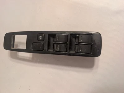 1998-2002 TOYOTA 4RUNNER DRIVER SIDE LEFT MASTER POWER WINDOW SWITCH BLACK - OEM - Image 1 of 4